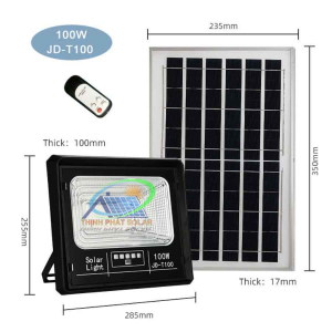 Đèn Pha Năng Lượng Mặt Trời JIDIAN JD-T100W