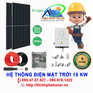 Trọn Bộ Điện NLMT Bám Tải 15 KW